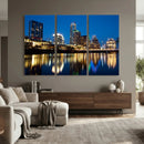 Austin Skyline Wall Art Canvas Print, Austin Downtown Night by MyGreatCanvas | Canvas Wall Art Prints | Photo Prints & Wall Decor