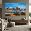 Baltimore Skyline Wall Art Canvas Print, Baltimore Downtown by MyGreatCanvas | Canvas Wall Art Prints | Photo Prints & Wall Decor