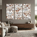 Abstract Longhorn Herd Wall Art Canvas Print - Abstract by MyGreatCanvas | Canvas Wall Art Prints | Photo Prints & Wall Decor