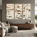 Farmhouse Longhorn Wall Art Canvas Print - Abstract Farm by MyGreatCanvas | Canvas Wall Art Prints | Photo Prints & Wall Decor