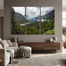 Yosemite Valley Wall Art Canvas Print – Misty Mountain by MyGreatCanvas | Canvas Wall Art Prints | Photo Prints & Wall Decor