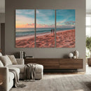 Pastel Beach Wall Art Canvas Print – Soft Coastal by MyGreatCanvas | Canvas Wall Art Prints | Photo Prints & Wall Decor