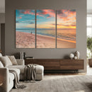 Beach Walk Wall Art Canvas Print – Soft Coastal Photography by MyGreatCanvas | Canvas Wall Art Prints | Photo Prints & Wall Decor