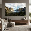Yosemite Valley Mountain Wall Art Canvas Print, Granite by MyGreatCanvas | Canvas Wall Art Prints | Photo Prints & Wall Decor