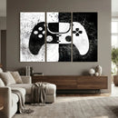 Abstract Gaming Controller Wall Art Canvas Print by MyGreatCanvas | Canvas Wall Art Prints | Photo Prints & Wall Decor