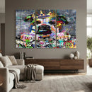 Graffiti Dog Wall Art Decor for Teen Bedroom - Abstract by MyGreatCanvas | Canvas Wall Art Prints | Photo Prints & Wall Decor
