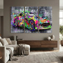 Graffiti Sports Car Street Art Wall Art Canvas Print, by MyGreatCanvas | Canvas Wall Art Prints | Photo Prints & Wall Decor