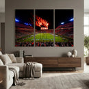 Auburn Stadium Wall Art Canvas Print, College Football Night by MyGreatCanvas | Canvas Wall Art Prints | Photo Prints & Wall Decor