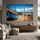 Fishing Boats Wall Art Canvas Print, Coastal Boat Beach by MyGreatCanvas | Canvas Wall Art Prints | Photo Prints & Wall Decor