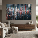 Winter Heather Wall Art Canvas Print, Frosted Floral Nature by MyGreatCanvas | Canvas Wall Art Prints | Photo Prints & Wall Decor