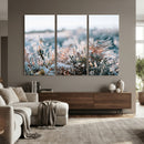 Frosted Fern Wall Art Canvas Print, Soft Winter Botanical by MyGreatCanvas | Canvas Wall Art Prints | Photo Prints & Wall Decor