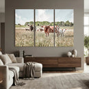 Texas Longhorn Cattle Wall Art Canvas Print, Rustic Ranch by MyGreatCanvas | Canvas Wall Art Prints | Photo Prints & Wall Decor