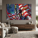 USA Statue of Liberty Graffiti Street Art Wall Art Canvas by MyGreatCanvas | Canvas Wall Art Prints | Photo Prints & Wall Decor