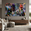 Graffiti Baseball Player Street Art Wall Art Canvas Print by MyGreatCanvas | Canvas Wall Art Prints | Photo Prints & Wall Decor