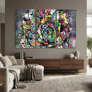 Abstract Graffiti Collage Street Art Wall Art Canvas Print by MyGreatCanvas | Canvas Wall Art Prints | Photo Prints & Wall Decor