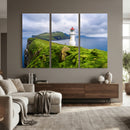 Cliffside Lighthouse Wall Art Canvas Print – Coastal by MyGreatCanvas | Canvas Wall Art Prints | Photo Prints & Wall Decor