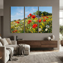 Wildflower Meadow Wall Art Canvas Print – Colorful Poppy and by MyGreatCanvas | Canvas Wall Art Prints | Photo Prints & Wall Decor