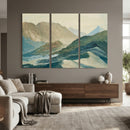 Abstract Mountain Landscape Wall Art Canvas Print – Textured by MyGreatCanvas | Canvas Wall Art Prints | Photo Prints & Wall Decor