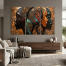 Abstract Afro American Women Wall Art Canvas Print by MyGreatCanvas | Canvas Wall Art Prints | Photo Prints & Wall Decor