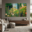 Gustav Klimt Boho Mountain Landscape Large Wall Art, by MyGreatCanvas | Canvas Wall Art Prints | Photo Prints & Wall Decor