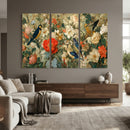 Vintage Birds and Flowers Wall Art Canvas Print, Botanical by MyGreatCanvas | Canvas Wall Art Prints | Photo Prints & Wall Decor