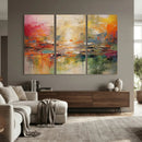 Colorful Abstract Canvas Wall Art — Large Textured Oil by MyGreatCanvas | Canvas Wall Art Prints | Photo Prints & Wall Decor