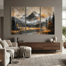 Mountain Lake Canvas Wall Art — Rustic Forest Landscape by MyGreatCanvas | Canvas Wall Art Prints | Photo Prints & Wall Decor
