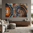 Tree Ring Triptych Canvas Wall Art — Set of 3 Wood Grain by MyGreatCanvas | Canvas Wall Art Prints | Photo Prints & Wall Decor
