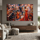 Jazz Band Canvas Wall Art — Jazz Club Singer Saxophone Print by MyGreatCanvas | Canvas Wall Art Prints | Photo Prints & Wall Decor