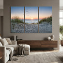Sandy Dune Path Sunset Canvas Wall Art — Seagulls Beach by MyGreatCanvas | Canvas Wall Art Prints | Photo Prints & Wall Decor