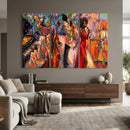 African American Jazz Singer Canvas Art — Red Dress Black by MyGreatCanvas | Canvas Wall Art Prints | Photo Prints & Wall Decor