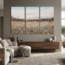 Neutral Wildflower Field Canvas Wall Art — Beige Earth Tone by MyGreatCanvas | Canvas Wall Art Prints | Photo Prints & Wall Decor