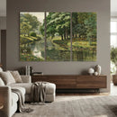 Forest Stream Canvas Wall Art, Peder Monsted A Forest Stream by MyGreatCanvas | Canvas Wall Art Prints | Photo Prints & Wall Decor