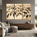Texas Longhorn Sepia Canvas Wall Art, Western Cattle by MyGreatCanvas | Canvas Wall Art Prints | Photo Prints & Wall Decor