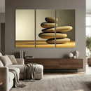 Zen Stone Wall Art Canvas Print, Balanced Rock Stack Framed by MyGreatCanvas | Canvas Wall Art Prints | Photo Prints & Wall Decor