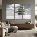 Zen Stone Wall Art Canvas Print, Balanced Rock Stack Framed by MyGreatCanvas | Canvas Wall Art Prints | Photo Prints & Wall Decor