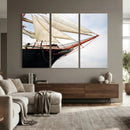 Sailboat Wall Art Canvas Print, Vintage Ship Bow Framed by MyGreatCanvas | Canvas Wall Art Prints | Photo Prints & Wall Decor
