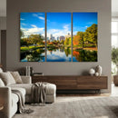 Charlotte Skyline Canvas Wall Art Print – North Carolina Cityscape Photography Print by MyGreatCanvas | Canvas Wall Art Prints | Photo Prints & Wall Decor