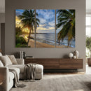 Mar Chiquita Beach Puerto Rico Canvas Wall Art, Manati Caribbean Coastal Photography Print, Tropical Ocean Sunset Decor by MyGreatCanvas | Canvas Wall Art Prints | Photo Prints & Wall Decor