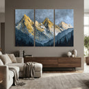 Abstract Mountain Wall Art Canvas Print Modern Landscape Painting Print by MyGreatCanvas | Canvas Wall Art Prints | Photo Prints & Wall Decor
