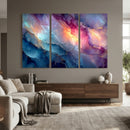 Colorful Abstract Canvas Wall Art Print, Vibrant Popup Color Art Print