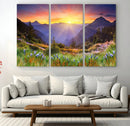 Mountain and Spring Wall Art Canvas Print by MyGreatCanvas | Canvas Wall Art Prints | Photo Prints & Wall Decor