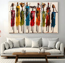 Abstract African Women Wall Art Canvas Print by MyGreatCanvas | Canvas Wall Art Prints | Photo Prints & Wall Decor