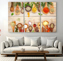 Kitchen Spice on the Table Wall Art, Kitchen Spice Wall Art by MyGreatCanvas | Canvas Wall Art Prints | Photo Prints & Wall Decor