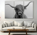 Texas Cow Wall Art Canvas, Texas Longhorn Cattle Canvas by MyGreatCanvas | Canvas Wall Art Prints | Photo Prints & Wall Decor