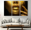 Gold and Women Wall Art Canvas Print by MyGreatCanvas | Canvas Wall Art Prints | Photo Prints & Wall Decor