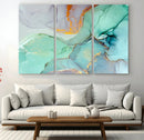 Colorful Marble Fluid Effect Canvas Wall Art Print by MyGreatCanvas | Canvas Wall Art Prints | Photo Prints & Wall Decor
