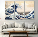 Wall Art Kanagawa Canvas Artwork Abstract Print