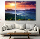 Mountain and Sunset Wall Art Canvas Print by MyGreatCanvas | Canvas Wall Art Prints | Photo Prints & Wall Decor