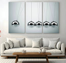 Newton's Cradle Wall Art Canvas Print, Framed Newton Cradle